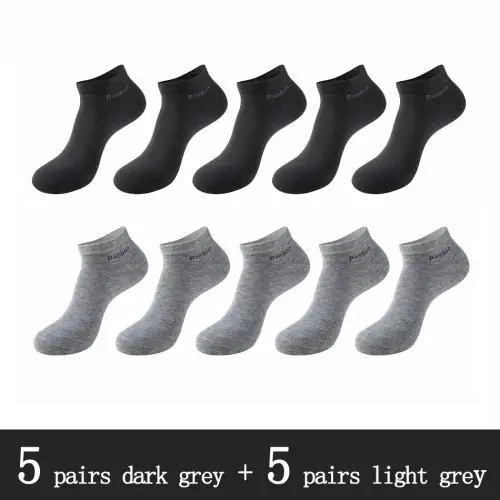 Image de Chaussettes Homme Bambou Respirantes - Pack de 10