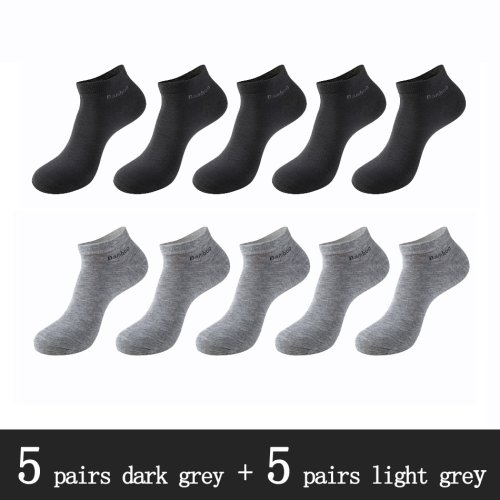 Image de Chaussettes Homme Bambou Respirantes - Pack de 10