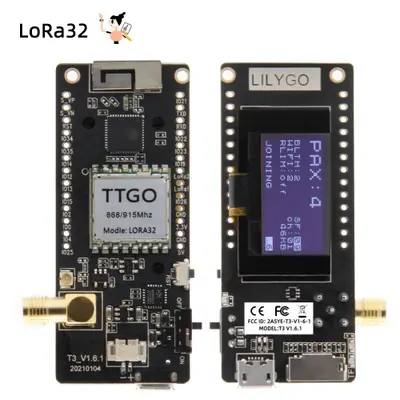 Image de Carte de développement LoRa ESP32 - Wi-Fi, Bluetooth & OLED