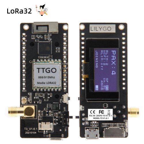 Imagen de Placa de Desarrollo ESP32 LoRa con OLED - LilyGo LoRa32 V2.1