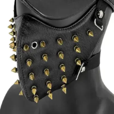 Image de Masque & Lunettes Punk Noir - Style Moto & Cosplay