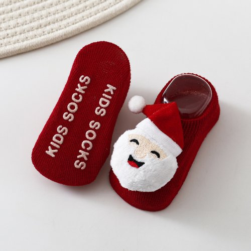 Immagine di Calzini Natalizi per Bambini con Babbo Natale