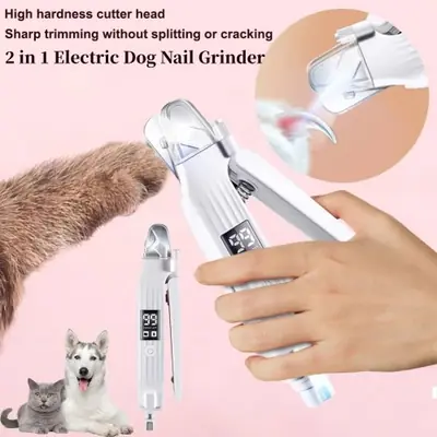 Image de Coupe-Ongles Électrique 2 en 1 pour Chiens et Chats