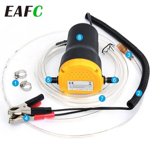 Afbeelding van 12V Elektrische Oliezuigpomp voor Auto & Diesel - Efficiënt & Handig