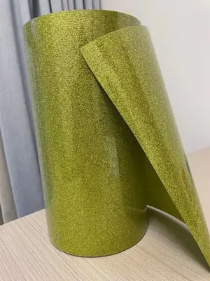 Image de Vinyle Pailleté à Transfert Thermique - Décoration Vêtements