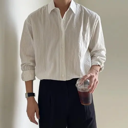 Image de Chemise Homme Old Money - Style Élégant & Décontracté