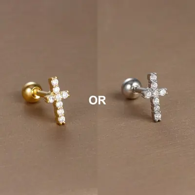 Image de Piercing Cartilage Zircon - Élégant & Hypoallergénique