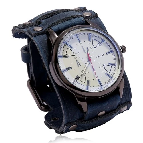 Retro blauw