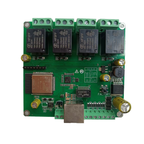 Bild von Universelle Ethernet-Relaisplatine mit MQTT, Modbus, WiFi, RS485 und CAN – Smart Home Steuerung für Home Assistant, Domoticz & mehr