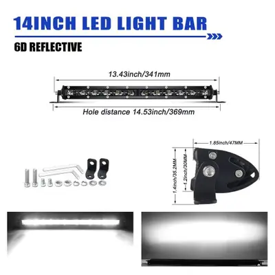 Image de Barre LED Ultra Puissante 50 Pouces - Éclairage Tout Terrain