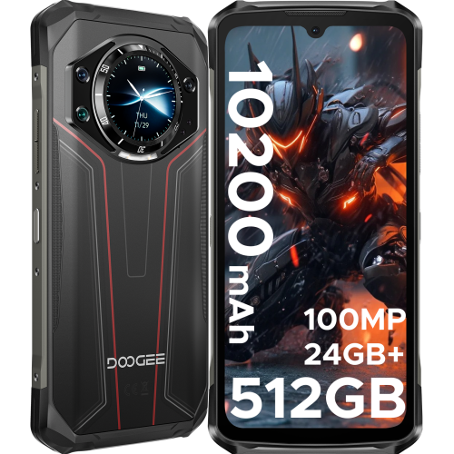 Zdjęcie Doogee S119 – Wytrzymały Telefon Komórkowy z Ekranem 6.72", 512 GB Pamięci, Aparatem 100 MP i Baterią 10200 mAh