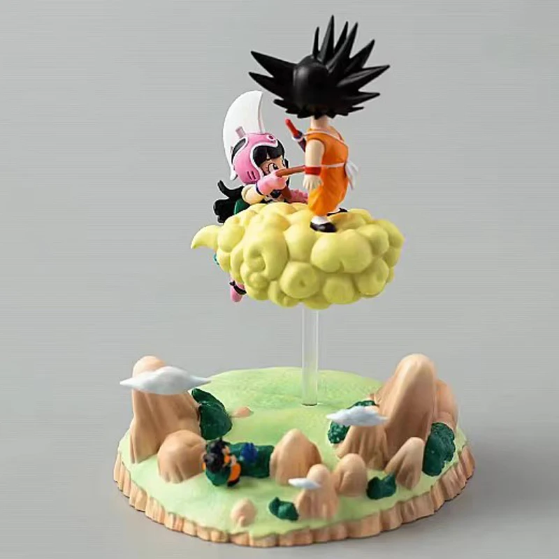 Immagine di Anime Dragon Ball Figure Goku Figurine Chichi Action Figure Dbz Statua in PVC Bambola carina Gk Modello da collezione Decorazione Giocattoli Regali