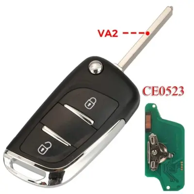 Image de Clé Voiture à Distance 433MHz pour Peugeot & Citroën