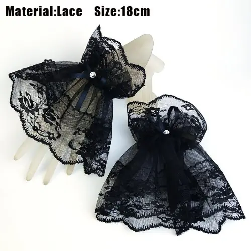 Image de Couvre-bras Dentelle Élégant pour Mariée