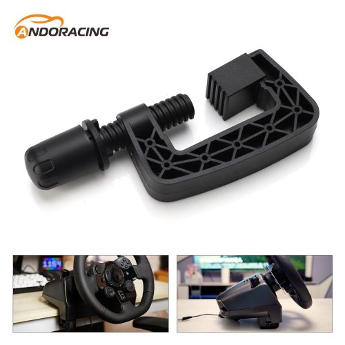 Afbeelding van Universele Bevestigingsklem voor Logitech G25, G27, G29, G920, G923 en Driving Force GT Stuurwielsystemen – Eenvoudige en Stevige Montageoplossing