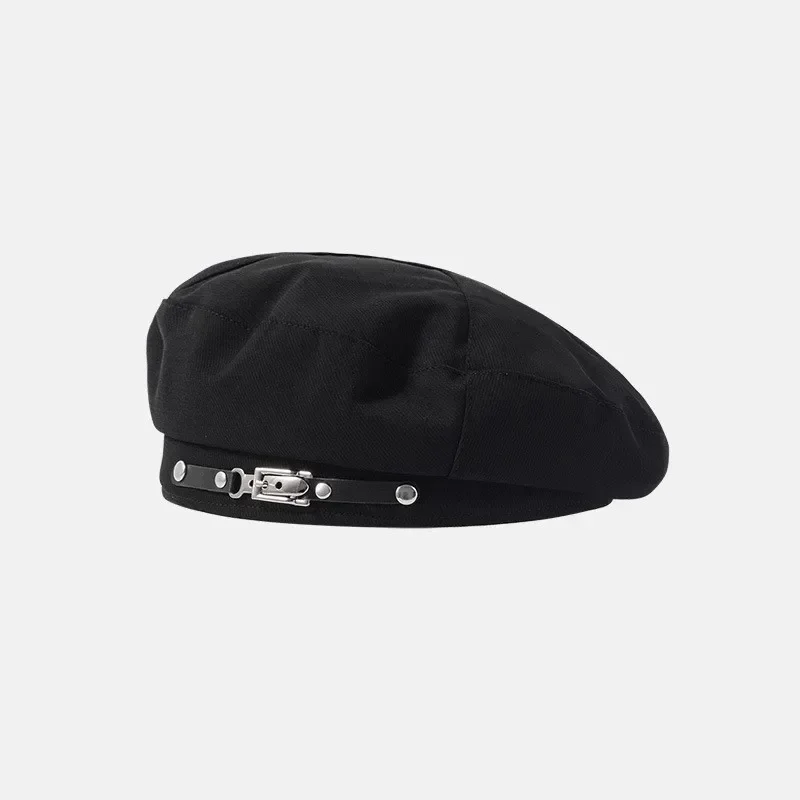 Zdjęcie Elegancki Beret Metalowy – Moda Retro z Charakterem