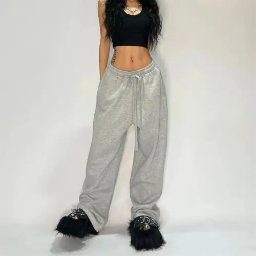 Image de Pantalon Jogging Large Femme Style Y2K
