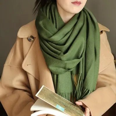 Image de Écharpe Poncho en Laine & Cachemire - Mode Hiver