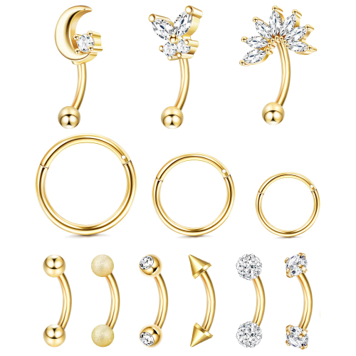Bild von Edelstahl Piercing-Ringe – Stilvoll & Haltbar