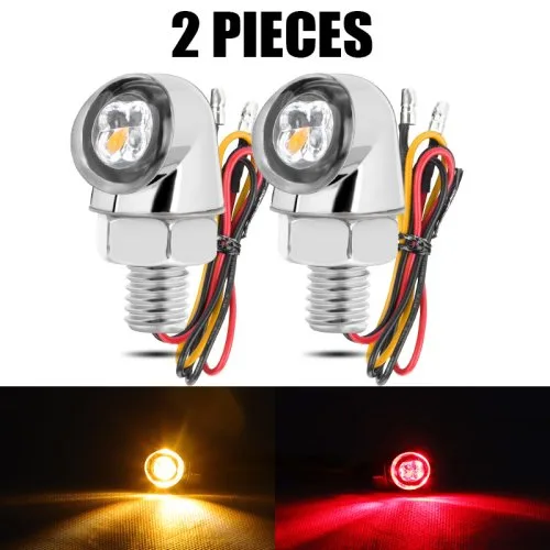 2pcs Rood amber S