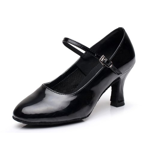 Imagen de Zapatos de Baile Latino para Mujer - Tacón 7 cm Negro