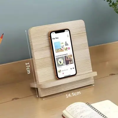 Image de Support de Lecture en Bois - Ergonomique & Réglable