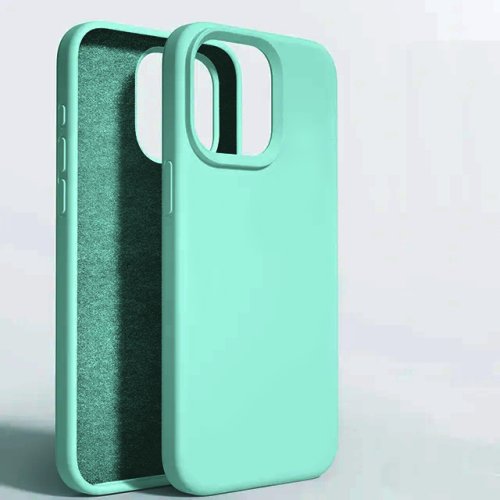 Imagen de Funda de silicona líquida de lujo protección suave para iPhone 15 14 13 12 11 Pro Max Plus Mini accesorios protectores para teléfono 7 8 XS XR X