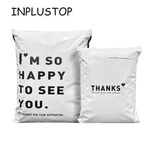 Image de Sac Express Épais Blanc - 50 pcs