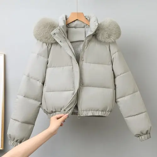 Image de Parka Hiver Femme Court - Chaud & Élégant
