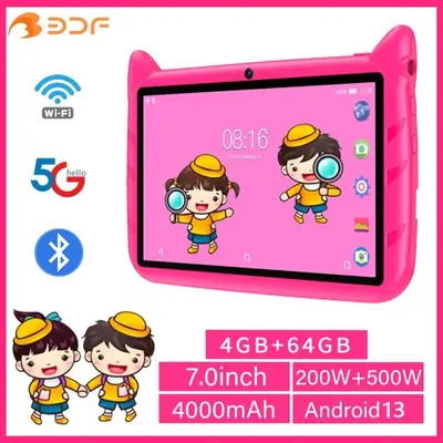 Image de Tablette Android 7 Pouces pour Enfants - 64Go, 4000mAh, WiFi 5G