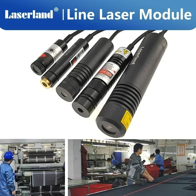 Image of Precision Laser Line Projector for Woodworking and Stone Sawmill – Red & Green Dual-Color Alignment Tool with Adjustable Beam for Accurate Machine Positioning