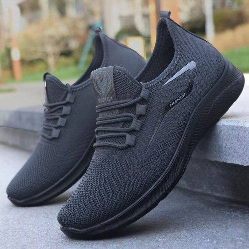 Zdjęcie Męskie Sneakersy Casual z Siątki – Oddychające, Antypoślizgowe, Lekkie Buty Letnie dla Mężczyzn z Darmową Wysyłką