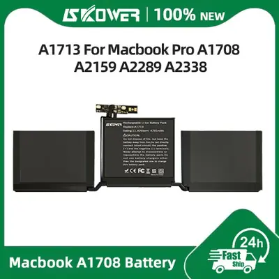 Image de Batterie pour MacBook 13 pouces - Compatible A1708, A2159, A2289, A2338