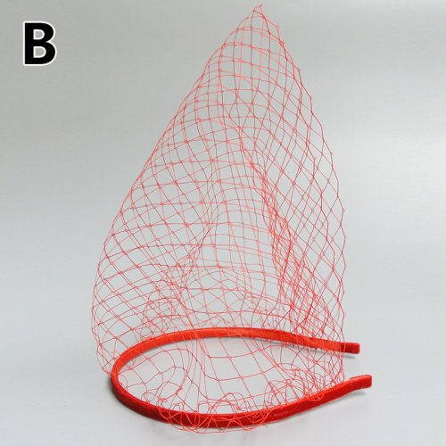 Immagine di Velo da Sposa Corto Elegante in Tulle - Fascinator Birdcage