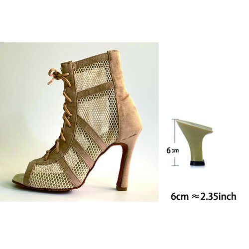 Image de Bottines de Danse Bachata Femme - Talon 6-10 cm