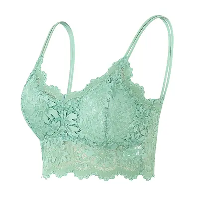 Image de Bralette en dentelle fine pour femme, débardeur sexy et confortable