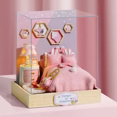 Image de Kit Maison de Poupée en Bois - Puzzle 3D à Assembler