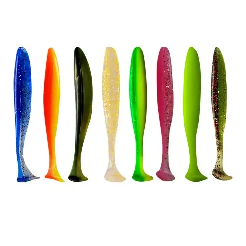 Image de Leurre Souple 55-90mm - Appât T-Queue pour Brochet