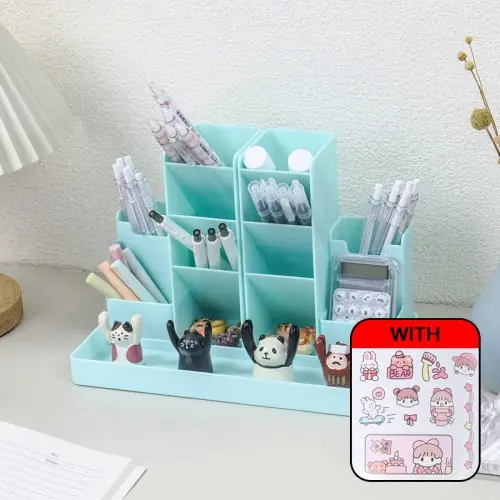 Image de Organisateur de Bureau Multifonctionnel - Porte-Stylos & Crayons