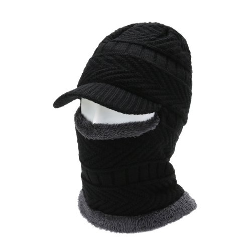 Immagine di Cappello invernale da uomo Skullies Berretti Cappelli Berretti invernali da uomo Donna Sciarpa di la...