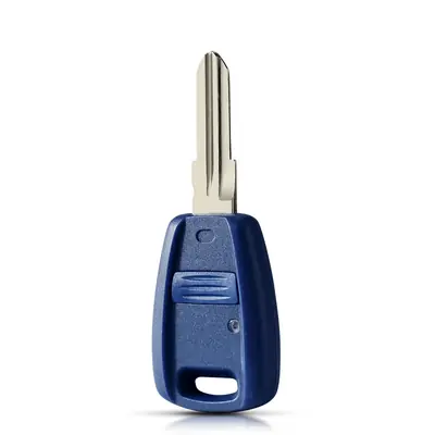 Image de Coque de Clé Transpondeur Bleue pour Fiat - Protection Élégante et Pratique