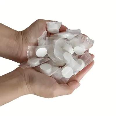 Image de Lingettes Nettoyantes Compressées - 50 Unités