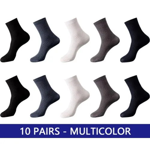 10 paar meerkleurig