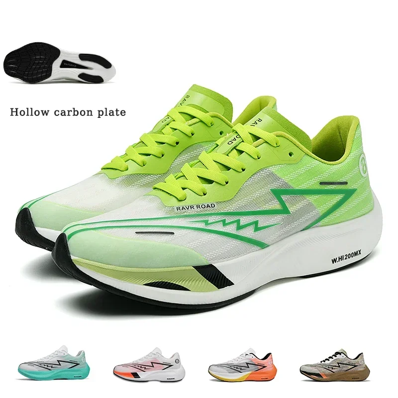 Image of Running Shoes Men High Quality Full Palm Carbon Plate Cushion Professional ​Training Shoes Lightweight Wear-Resistant Sneakers