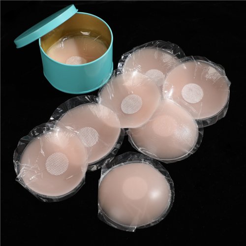 Imagen de Pétalos de pecho reutilizables para mujer, cubierta para levantar pezones, adhesivo de pétalos invis...