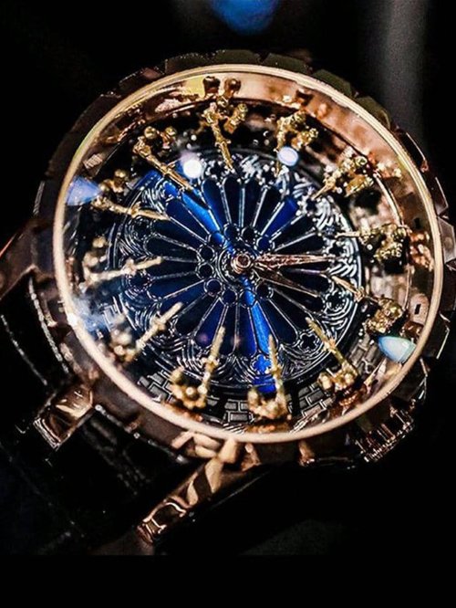 Immagine di Orologio da Uomo Sportivo in Quarzo di Design Moderno con Quadrante Grande e Personalizzazione di Lusso