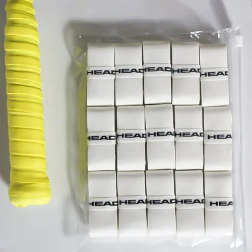 Image de Bandes Antidérapantes pour Raquette de Tennis et Badminton - Pack de 15