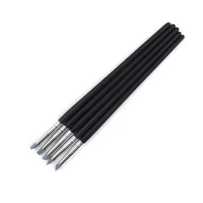 Image de Kit Nail Art 5 Pièces - Stylos & Brosses Silicone 3D