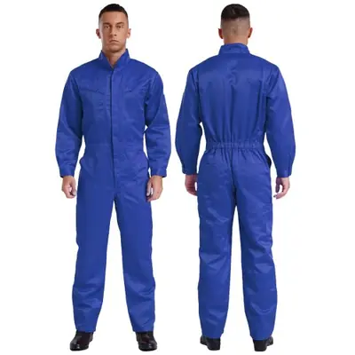 Image de Combinaison Mécanicien Homme en Coton 100% - Salopette de Travail