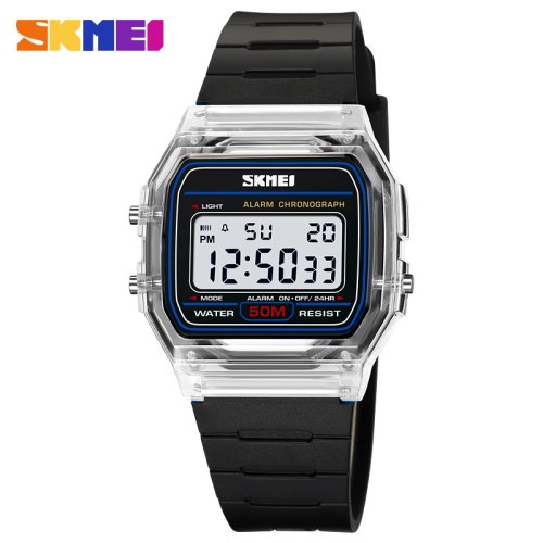 Immagine di Orologio Sportivo Digitale Skmei 2056 Impermeabile con Conto alla Rovescia, Cronometro e Data - Orologio da Polso Elettronico per Uomo e Donna